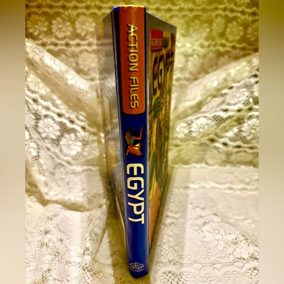 🇪🇬SILVER DOLPHIN🇪🇬 “EGYPT” ACTION FILES 3D HOLOGRAM COVER ACTIVITY BOOK NEW - Picture 5 of 5